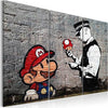 Quadro-Super-Mario-Mushroom-Cop-by-Banksy