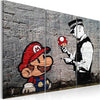 Quadro-Super-Mario-Mushroom-Cop-by-Banksy