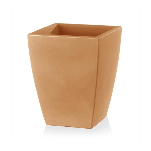 Vaso Quadrato Veneto Essential in plastica per fiori e piante da esterno e giardino.