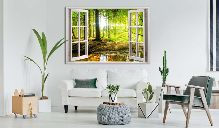 Quadro-Window-View-on-Forest