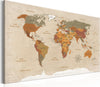 Quadro-World-Map:-Beige-Chic