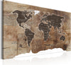 Quadro-World-Map:-Wooden-Mosaic