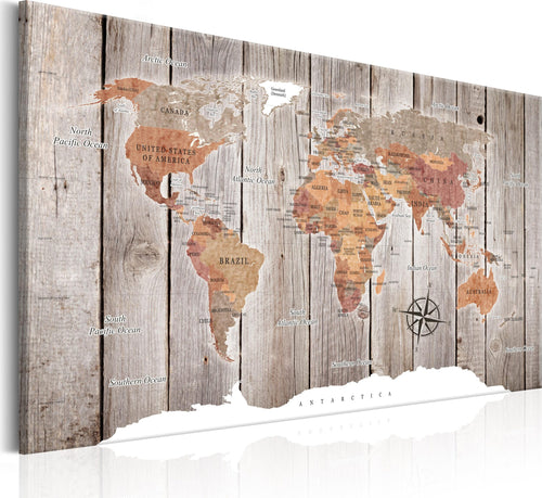 Quadro-World-Map:-Wooden-Stories
