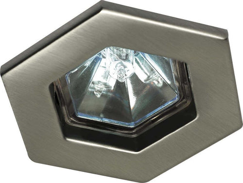 Quality-line-recessed-light-set,-Hexa-Brushed-iron,-3-pc.-set