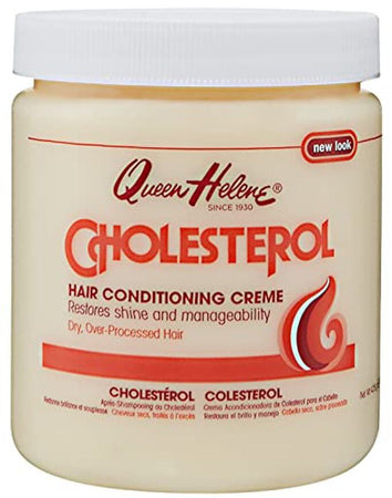 QUEEN HELENE CHOLESTEROL HAIR CONDITIONING CREAM CREMA CONDIZIONANTE PER CAPELLI 425 G AFRO LATINO