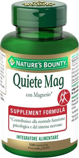 QUIETE-MAG-integratore-alimentare-100-tavolette-Nature's-Bounty