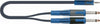 Quiklok-Cavo-adattatore-Cavo-ROKSOLID-RKSA140-2m-j.3,5st-2-j.mon-Quik-Lok