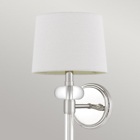 Applique Contemporanea Barbour Acciaio Nichel Lucido 1 Luce E14