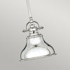 Sospensione Industrial Emery Metallo Argento Imperiale Piccola 1 Luce E27