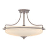 Lampadario Contemporaneo Griffin Metallo Cromo Lucido 4 Luci E27