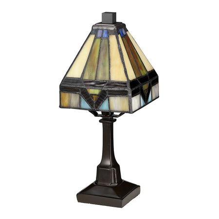 Abatjour Tiffany Holmes Metallo Bronzo Vintage 1 Luce E14