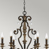 Lampadario Classico Marquette In Acciaio Bronzo Heirloom 6 Luci E14