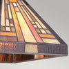 Appliques - Lampade Da Parete Tiffany Stephen Metallo Bronzo Vintage 1 Luce E27