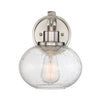 Applique Contemporanea Trilogy Metallo Nichel Spazzolato 1 Luce E27
