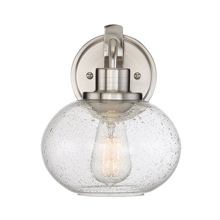 Applique Contemporanea Trilogy Metallo Nichel Spazzolato 1 Luce E27