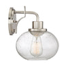 Applique Contemporanea Trilogy Metallo Nichel Spazzolato 1 Luce E27