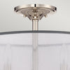 Lampadario Contemporaneo Whitney Metallo Argento Imperiale 3 Luci E14