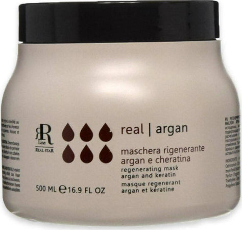 R-Line-Real-Star-Argan-Star-Maschera-Rigenerante-Argan-E-Cheratina-500-Ml-Rr-Real-Star-Line