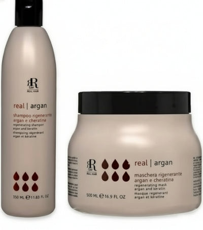 R-Lne-Real-Star-Argan-Star-Kit-Composto-Da-Shampoo-Rigenerante-350-Ml-+-Maschera-Rigenerante-500-Ml.-Rr-Real-Star-Line