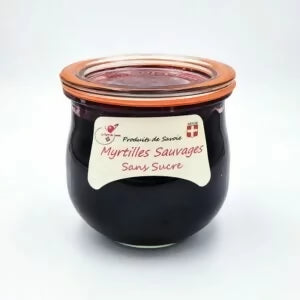 Mirtilli Selvatici senza zucchero 300g ( mirtilli 99% limone 1%) Lo Corti de Savoie