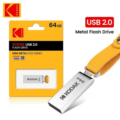 Kodak chiavetta memoria pendrive 64gb cromata usb 2.0 u disk memory stick