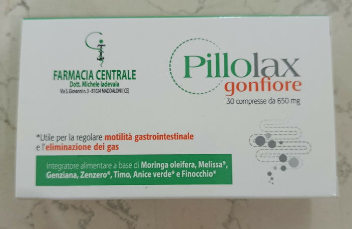 fpi farmacia centrale dr. Michele Iadevaia Pillolax gonfiore per contrastare le tensioni addominali, supportare la digestione e favorire l'eliminazione dei gas intestinali 30 compresse