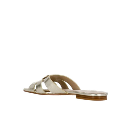 Pinko ciabatte donna pinko - marli 09 - slipper laminated nappa - argento da donna