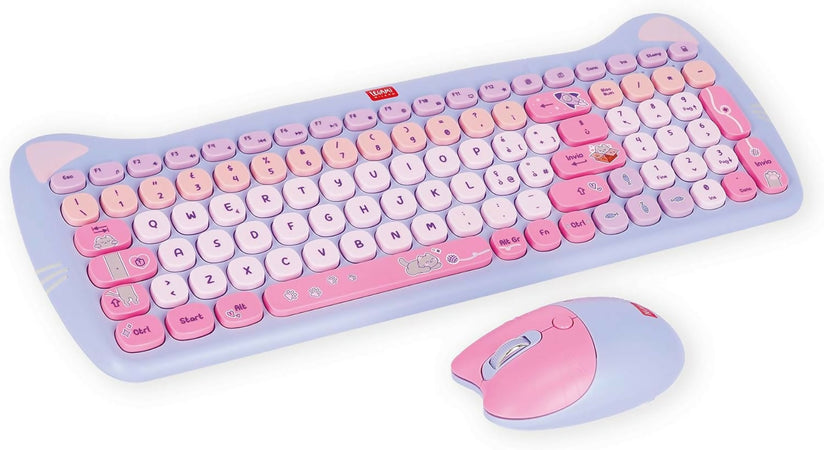 Legami - Set Tastiera E Mouse Wireless - Meow - Kitty | Legami