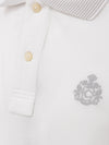 CANALI Polo Canali bianco manica corta da uomo