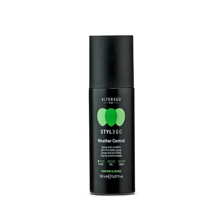 altertego stylego weather control 150 ml, spray anti-crespo, capelli a lungo disciplinati ed in piega.