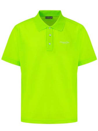 Dior Polo Fluo In cotone logata da uomo