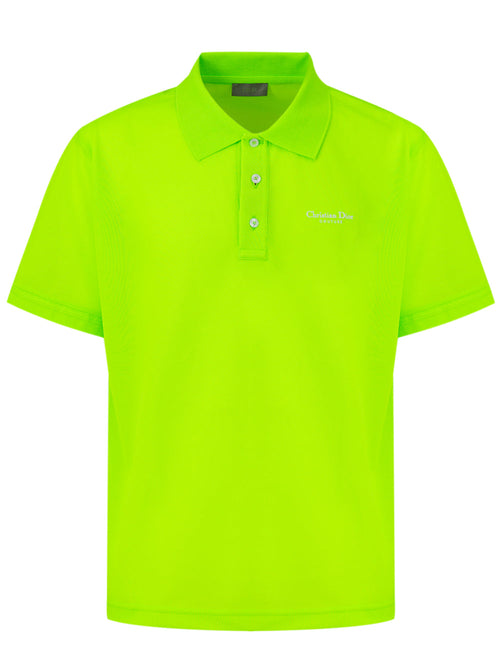 Dior Polo Fluo In cotone logata da uomo