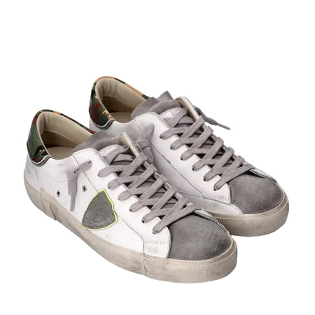 Philippe Model sneaker uomo philippe model - prsx low man - bianco da uomo