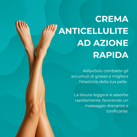 Adiposolv Crema Snellente Pancia e Fianchi – Brucia Grassi e Anticellulite Forte – Trattamento Intensivo con Drone Cosmetico – Rassodante Corpo 200ml – AlohaLabs
