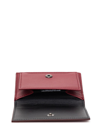 Dolce & Gabbana Mini Portafogli in Pelle Rossa da uomo