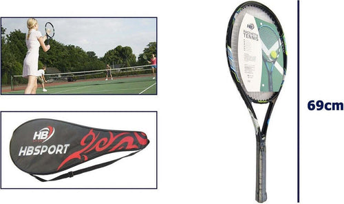 Racchetta Da Tennis 69 Cm Nera Resistente Allenamento Con Borsa Trasporto 06036 Sport e Tempo Libero > Tennis e Ping Pong > Sport Trade Shop italia - Napoli, Commerciovirtuoso.it