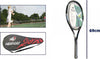 Racchetta-Da-Tennis-69-Cm-Nera-Resistente-Allenamento-Con-Borsa-Trasporto-06036