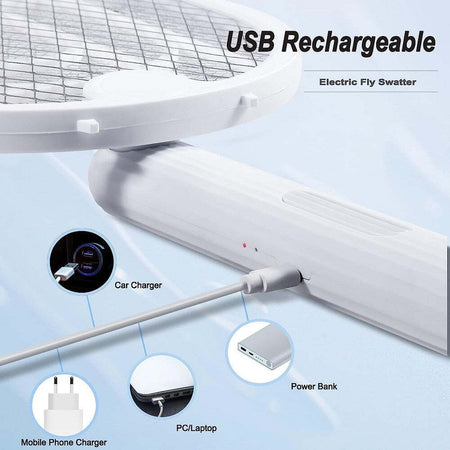 Racchetta Zanzare Elettrica Lampada Antizanzare 2 In 1 Ricaricabile Uv Insetti Giardino e giardinaggio/Giardinaggio/Prodotti fitosanitari e pesticidi/Zanzariere elettriche Trade Shop italia - Napoli, Commerciovirtuoso.it