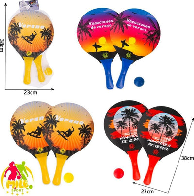 Racchette Gioco Da Spiaggia Con Pallina Divertimento Piscina Mare Varie Fantasie Giochi e giocattoli/Sport e giochi all'aperto/Sabbiere e giocattoli da spiaggia/Giocattoli per sabbia e spiaggia Trade Shop italia - Napoli, Commerciovirtuoso.it