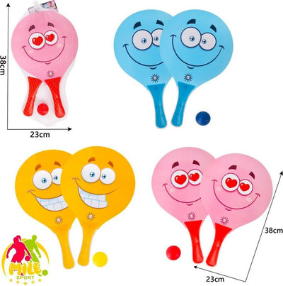 Racchette Racchettoni Con Pallina Divertimento Spiaggia Mare Varie Fantasie Giochi e giocattoli/Sport e giochi all'aperto/Sabbiere e giocattoli da spiaggia/Giocattoli per sabbia e spiaggia Trade Shop italia - Napoli, Commerciovirtuoso.it