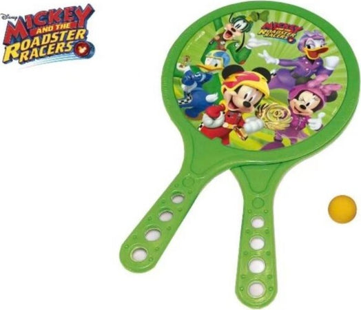 Racchettoni-Spiaggia-Mare-Mickey-Moude-Disney-Con-Pallina-Giocattolo-Per-Bambini