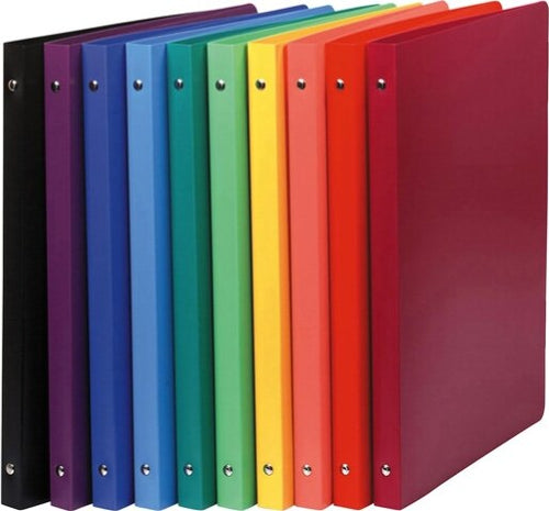 Raccoglitore - 4 anelli tondi 30 mm - PPL opaco - dorso 4 cm - 22x30 cm - colori assortiti - Exacompta [multipack] 20 pezzi Cancelleria e prodotti per ufficio/Archivio ufficio e accessori per scrivania/Raccoglitori e accessori per raccoglitori/Raccoglitori/Raccoglitori ad anelli Eurocartuccia - Pavullo, Commerciovirtuoso.it