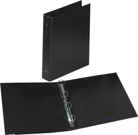 Raccoglitore Europa - 4 anelli tondi 50 mm - dorso 6 cm - 22x30 cm - nero - Favorit Cancelleria e prodotti per ufficio/Archivio ufficio e accessori per scrivania/Raccoglitori e accessori per raccoglitori/Raccoglitori/Raccoglitori ad anelli Eurocartuccia - Pavullo, Commerciovirtuoso.it