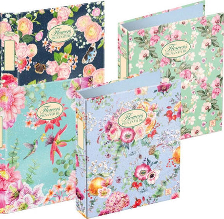 Raccoglitore Nature Flowers - A4 - 27x32cm - 4anelli - dorso 4cm - Pigna [multipack] 5 pezzi Cancelleria e prodotti per ufficio/Archivio ufficio e accessori per scrivania/Raccoglitori e accessori per raccoglitori/Raccoglitori/Raccoglitori ad anelli Eurocartuccia - Pavullo, Commerciovirtuoso.it