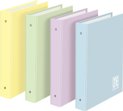 Raccoglitore One Color Pastel - A4 - 26 x 32 cm - dorso 4 cm - 4 anelli 30 mm - colori assortiti - Blasetti [multipack] 6 pezzi Cancelleria e prodotti per ufficio/Archivio ufficio e accessori per scrivania/Raccoglitori e accessori per raccoglitori/Raccoglitori/Raccoglitori ad anelli Eurocartuccia - Pavullo, Commerciovirtuoso.it