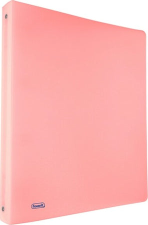 Raccoglitore Pastel - PPL - dorso 1 5 cm - 22x30 cm - 4 anelli 15 mm - rosa - Favorit Cancelleria e prodotti per ufficio/Archivio ufficio e accessori per scrivania/Raccoglitori e accessori per raccoglitori/Raccoglitori/Raccoglitori ad anelli Eurocartuccia - Pavullo, Commerciovirtuoso.it