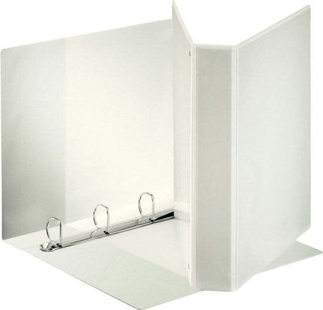 Raccoglitore personalizzabile Display - 4 anelli a D 40 mm - dorso 5 9 cm - 22x30 cm - bianco - Esselte Cancelleria e prodotti per ufficio/Archivio ufficio e accessori per scrivania/Raccoglitori e accessori per raccoglitori/Raccoglitori/Raccoglitori a leva per documenti Eurocartuccia - Pavullo, Commerciovirtuoso.it