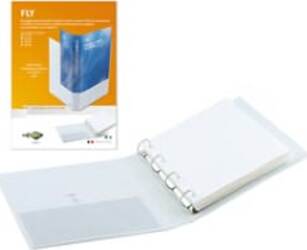 Raccoglitore personalizzabile Fly - 4 anelli a D 40 mm - dorso 5 5 cm - 22 x 30 cm - bianco - Sei Rota Cancelleria e prodotti per ufficio/Archivio ufficio e accessori per scrivania/Raccoglitori e accessori per raccoglitori/Raccoglitori/Raccoglitori a leva per documenti Eurocartuccia - Pavullo, Commerciovirtuoso.it