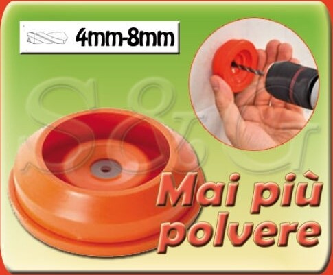 RACCOGLITORE POLVERE PER PUNTE TRAPANO DA FORI PER TRAPANO 4 - 8 mm Fai da te/Utensili elettrici e a mano/Accessori per utensili elettrici/Set punte per trapani Trade Shop italia - Napoli, Commerciovirtuoso.it