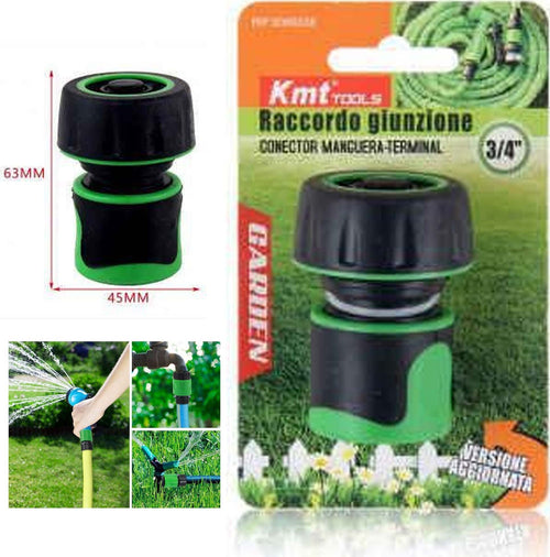 Raccordo A Innesto Attacco Rapido Per Tubo Acqua Irrigazione Giardino 19mm 3/4 Articoli da Giardino > Attrezzi da giardino > Irrigatori Trade Shop italia - Napoli, Commerciovirtuoso.it